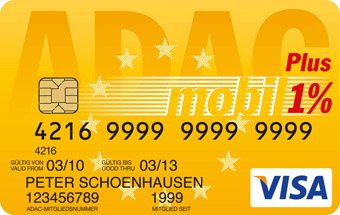 ADAC Prepaid VISA Kreditkarte