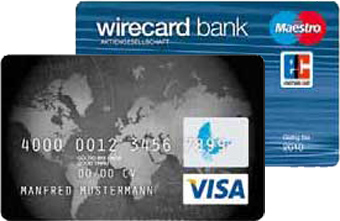 Wirecard Prepaid Duo - EC-Karte und VISA Kreditkarte Anmeldung