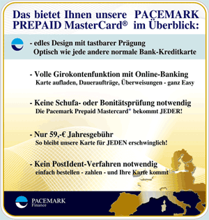 Pacemark Mastercard Anmeldung