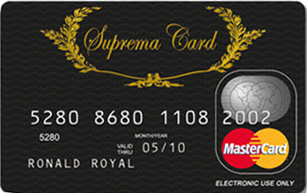 Suprema Card Mastercard Prepaid Kreditkarte